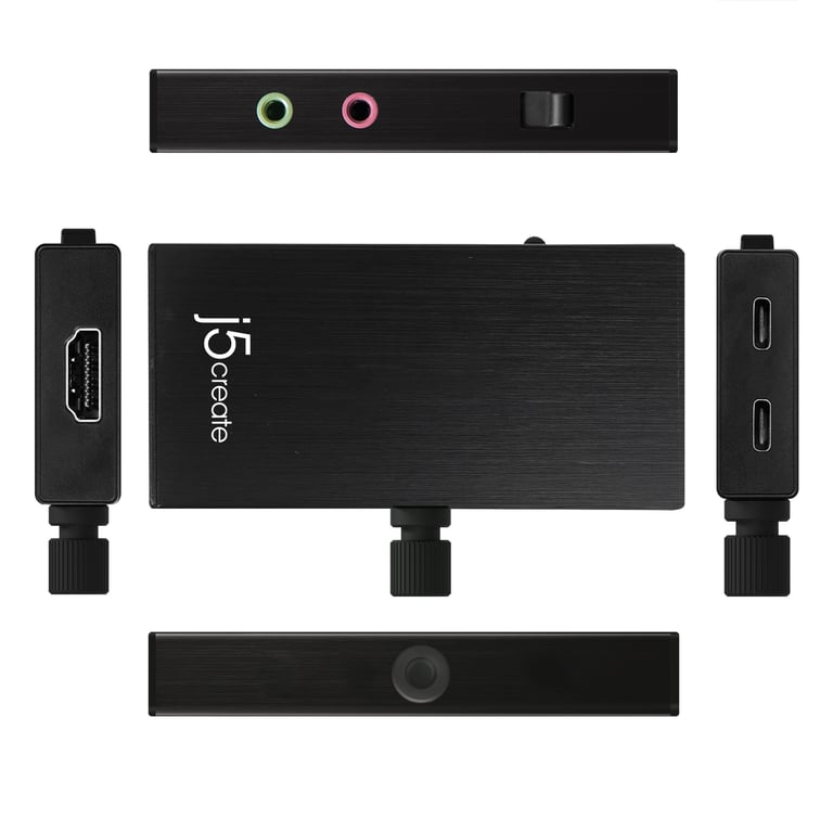 j5create JVA02 N Adaptateur de Vidéo Capture HDMI™ vers USB C™ avec Power Delivery Neuf - vue 2