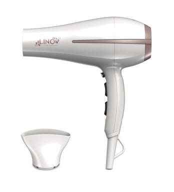 GA.MA GH0820 asciugacapelli 2200 W Bianco