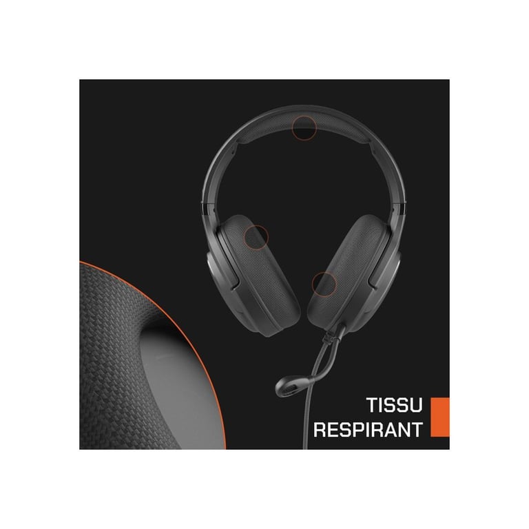 Casque Gaming Borealis – Micro Amovible, Son Clair, Rétroéclairage RGB - vue 2
