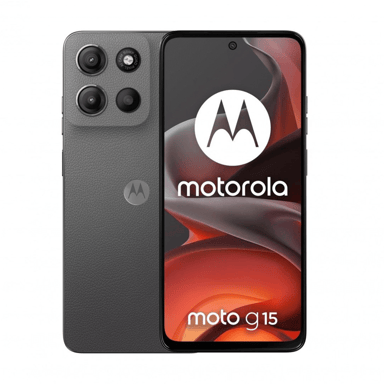 Moto G15 (4G) 4 Go, 128 Go, Gris