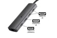 Alcasa HUB-C001A hub & concentrateur USB Type-C 5000 Mbit/s Anthracite