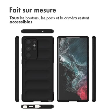 imoshion EasyGrip Backcover pour Samsung Galaxy S22 Ultra - Noir
