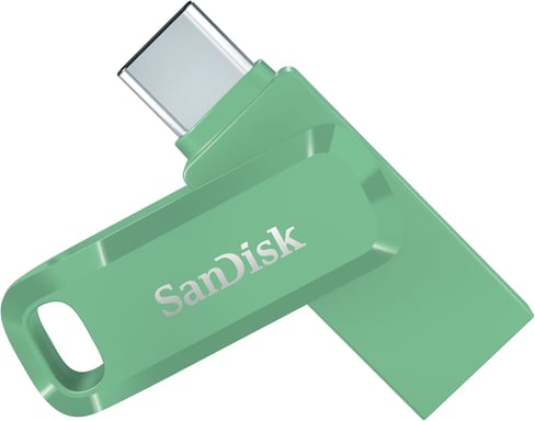 SanDisk Ultra Dual Drive Go USB 128GB lecteur USB flash 128 Go USB Type-A / USB Type-C 3.2 Gen 1 (3.1 Gen 1) Vert