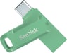 SanDisk Ultra Dual Drive Go USB 128GB lecteur USB flash 128 Go USB Type-A / USB Type-C 3.2 Gen 1 (3.1 Gen 1) Vert