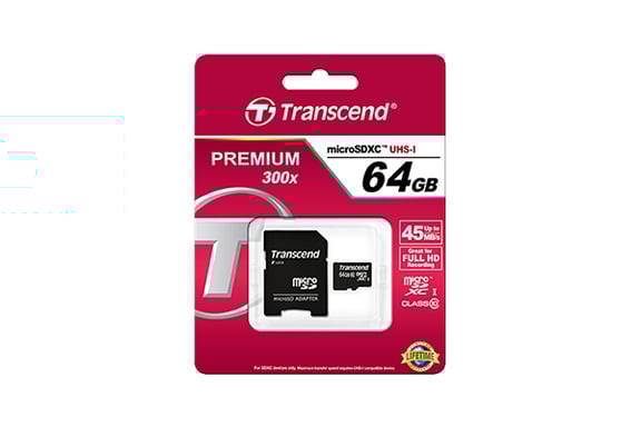 Memoria flash Transcend TS64GUSDXC10 64 GB MicroSDXC NAND Classe 10