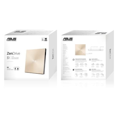 ASUS ZenDrive U9M unidad de disco óptico DVD±RW Oro