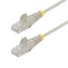 StarTech.com Cavo Ethernet CAT6 Grigio da 5m; Patch UTP con Plug RJ45 Antigroviglio e Rilievi di Trazione, Cavo Lan Slim in Rame Puro 28AWG, Sottoposto a test Fluke