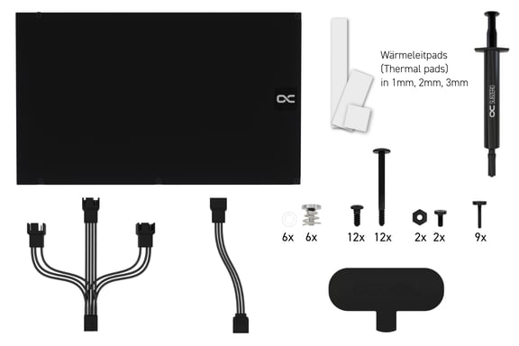 Alphacool Eiswolf 2 AIO Carte graphique Refroidisseur de liquide tout-en-un 12 cm Noir, Transparent 1 pièce(s)