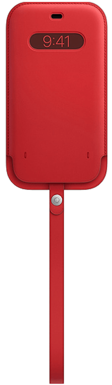 Housse en cuir Apple avec MagSafe pour iPhone 12 12 Pro (PRODUCT)RED