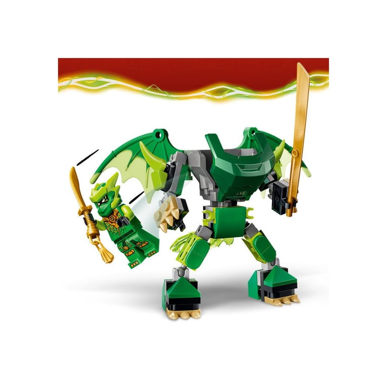LEGO NINJAGO Dragons Rising 71862 Mecha Dragon de Lloyd avec figurines Vert - Neuf