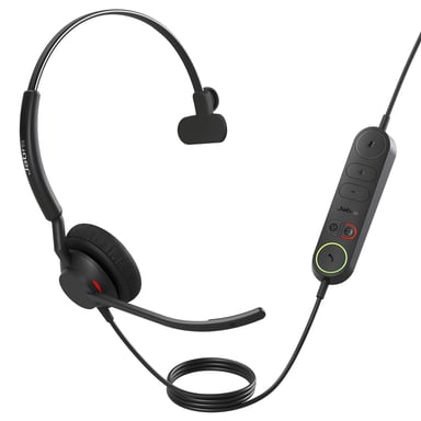 Jabra Engage 40 Casque Avec fil Arceau Bureau/Centre d'appels USB Type-C Bluetooth Noir