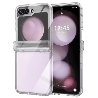 Accezz Coque Xtreme Impact pour Samsung Galaxy Z Flip 5 - Transparent
