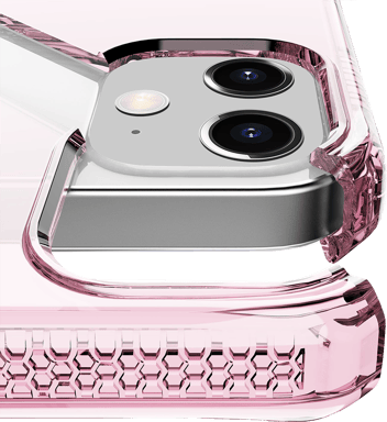 Custodia rinforzata iPhone 12 mini Spectrum Clear Pink Itskins