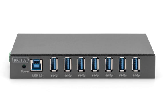 Digitus Hub USB 3.0 de 7 puertos, Industrial Line