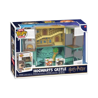 Pack 2 Figurines Funko Bitty Pop Boxes Harry Potter Hogwarts Castle
