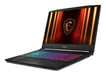 MSI Katana 15 HX B14WFK-461XES Intel® Core™ i7 i7-14650HX Ordinateur portable 39,6 cm (15.6'') Full HD 32 Go DDR5-SDRAM 1 To SSD NVIDIA GeForce RTX 5060 Wi-Fi 6E (802.11ax) DOS gratuit Noir