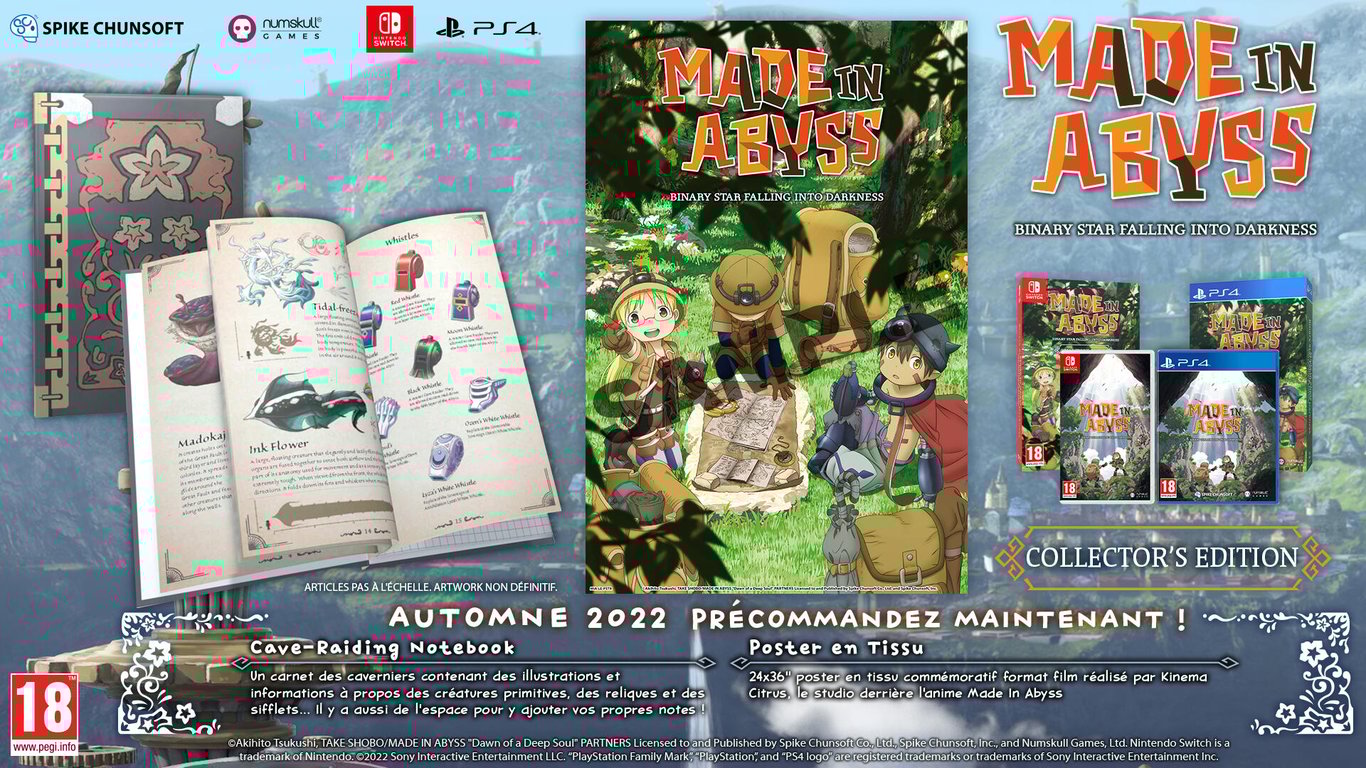 Made in Abyss: Binary Star Falling into Darkness Collectors edition PS4 - vue 3