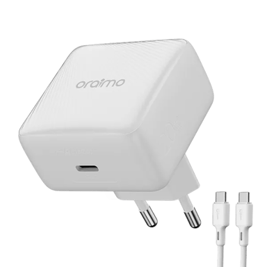 oraimo PowerCube 20W USB-C – Cargador GaN 20W con cable USB-C a USB-C incluido