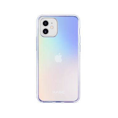 Carcasa híbrida iridiscente invisible para Apple iPhone 12 mini, Iridiscente