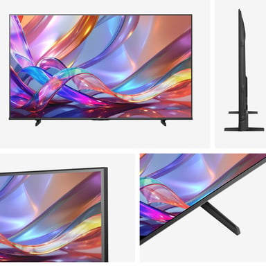 TV QLED 4K Hisense 55E7S Smart VIDAA U9.5 Dolby Atmos Noir 55'' (139 cm) Wi-Fi Bluetooth AirPlay 2 HDMI 2.1