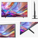 TV QLED 4K Hisense 55E7S Smart VIDAA U9.5 Dolby Atmos Noir 55'' (139 cm) Wi-Fi Bluetooth AirPlay 2 HDMI 2.1