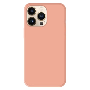 Coque silicone unie Mat Rose compatible Apple iPhone 13 Pro