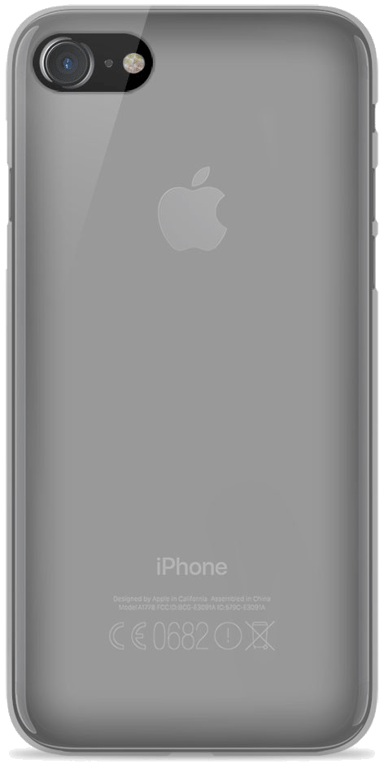 Coque silicone unie compatible Transparent Apple iPhone SE 2020