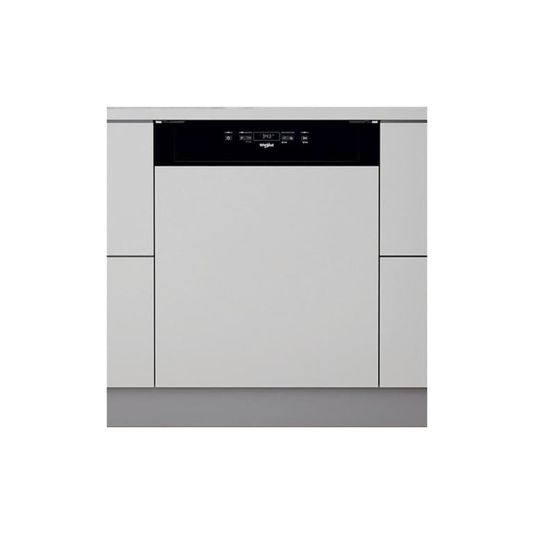 Lave vaisselle Whirlpool W3PFD636B semi intégrable 60 cm 14 couverts panneau de contrôle 5 programmes 46 dB Neuf