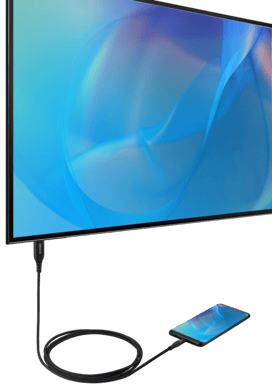 Câble USB-C vers HDMI 2.0 haute vitesse 4K métallisé tressé (2M)