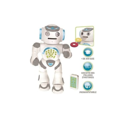 POWERMAN MAX Mi Robot Educativo con Cuentacuentos y Mando a Distancia ES - LEXIBOOK