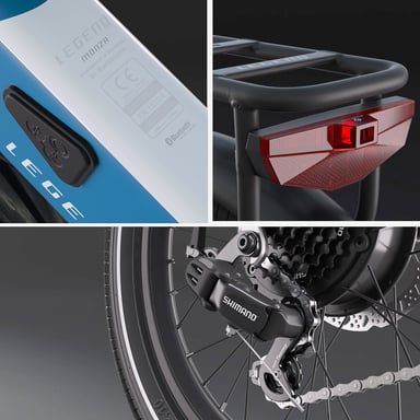 Vélo Électrique Pliant 20'' Smartbike - Legend Monza 14Ah Bleu