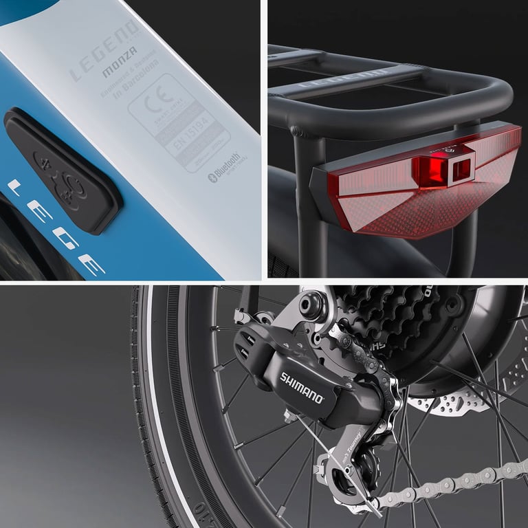 Vélo Électrique Pliable Smartbike Legend Monza – 250 W, Batterie 14 Ah, Autonomie 100 km - vue 3