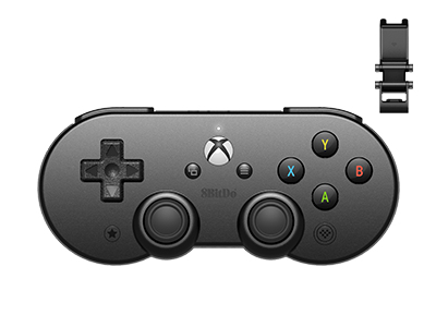 8Bitdo SN30 Pro Noir Bluetooth/USB Manette de jeu Analogique/Numérique Android, PC, Xbox - Neuf