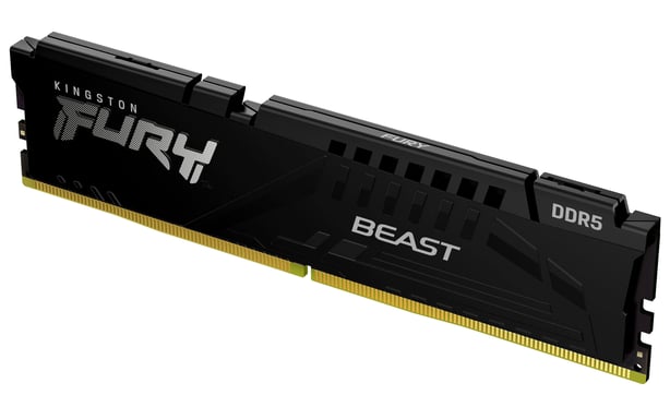 Kingston Fury™ Beast DDR5 - 16 Go (1 x 16 Go) - 4800 MT/s C38 - Intel XMP 3.0 - Noir