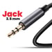 Cavo ausiliario USB-C a jack 3.5 mm Nylon Intrecciato 1.5m
