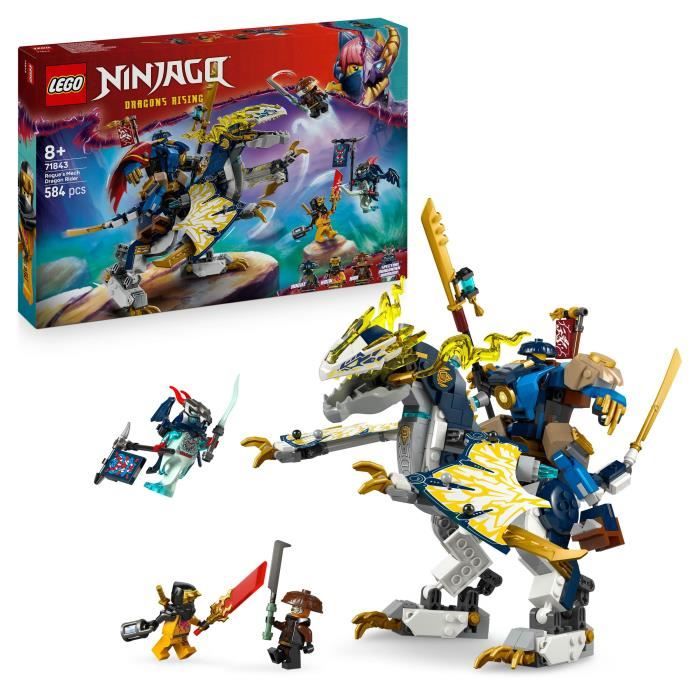 NINJAGO 71843 Le Robot Dragonnier De Rogue - Jeu De Construction Pour Garçon 8 Ans - Neuf
