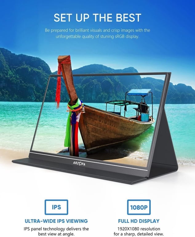 Arzopa 16 LCD IPS - vue 4
