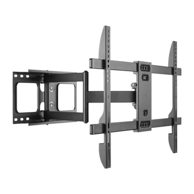 Support mural articulé STELL SHO 5620 TV 32–70 pouces inclinable pivotant 45 kg Noir Mat