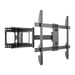 Support mural articulé STELL SHO 5620 TV 32–70 pouces inclinable pivotant 45 kg Noir Mat