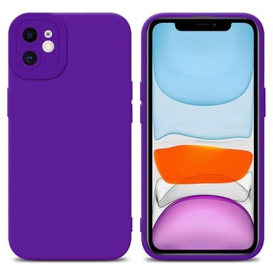 Coque pour Apple iPhone 11 en FLUID VIOLET FONCÉ Housse de protection Étui en silicone TPU flexible