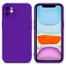 Coque pour Apple iPhone 11 en FLUID VIOLET FONCÉ Housse de protection Étui en silicone TPU flexible