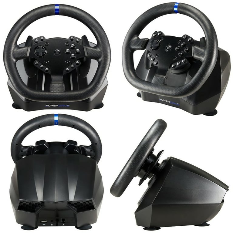 Subsonic SA5640-NG accessoire de jeux vidéo Noir Volant + pédales PC, PlayStation 4, Xbox One, Xbox One S, Xbox One X - Neuf