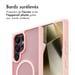 imoshion Coque Color Guard avec MagSafe pour Samsung Galaxy S24 Ultra - Rose clair