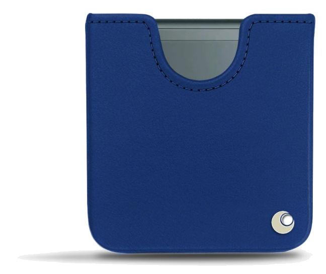 Pochette cuir Samsung Galaxy Z Flip3 - PochetteBleu