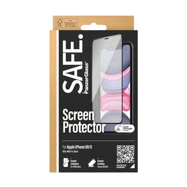 PanzerGlass SAFE. by ® Screen Protector iPhone 11 | XR | Edge-to-Edge Protection d'écran transparent Apple 1 pièce(s)