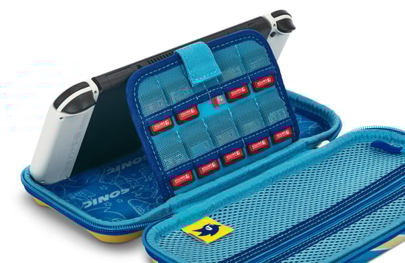 PowerA NSCS0209-01 funda para consola portátil Funda protectora rígida Nintendo Sentido, Caucho Multicolor