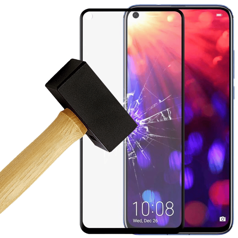 Film verre trempé 4D Noir compatible Huawei Honor View 20