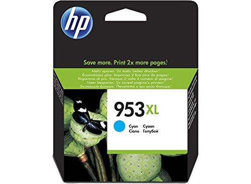 HP 953XL - Cartouche d'encre (haute, prend en charge OfficeJet Pro AiO 8210/8218/8710 / 8715 AIO) imprimantes, cyan
