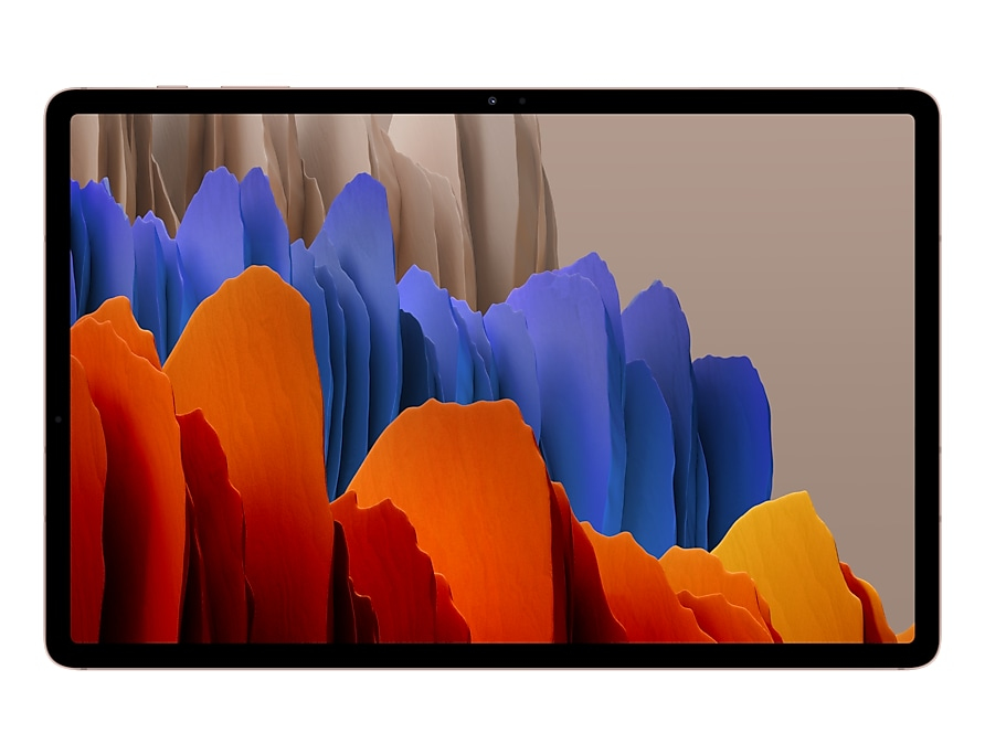 Samsung Galaxy Tab S7+ SM-T970NZ 128 Go 31,5 cm (12.4 ) Qualcomm Snapdragon 6 Go Wi-Fi 6 (802.11ax) Android 10 Bronze - Bon état Bon état - Samsung reconditionné disponible sur Pixmania