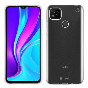 Muvit For Change Custodia morbida trasparente: Xiaomi Redmi 9C